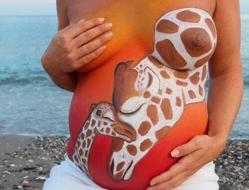 Belly Painting Lorena – Jirafa